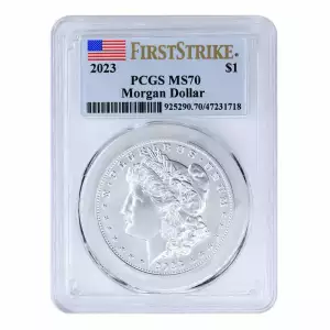 2023 Morgan Dollar PCGS MS70 First Strike with Box and COA