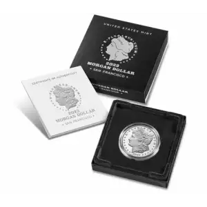 2023 Morgan Dollar with Box and COA (PROOF)