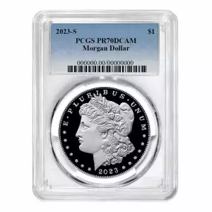 2023-S Morgan Dollar PCGS PR70DCAM with Box and COA (3)