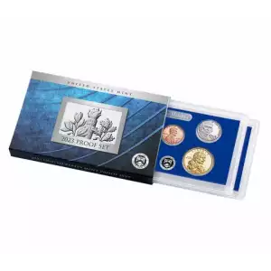 2023-S U.S. Proof Set: Complete 10-Coin Set in Original Packaging with COA