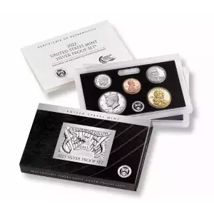 2023-S U.S. Silver Proof Set: Complete 10-Coin Set, with Box and COA (2)