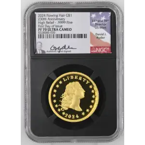 2024 Flowing 230th Anniversary - FDI High Relief - .9999 Fine ULTRA CAMEO (2)
