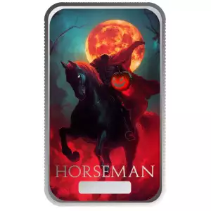 2024 Monster Collection - Horseman 1 oz .999 Silver Color Bar Scottsdale Mint	