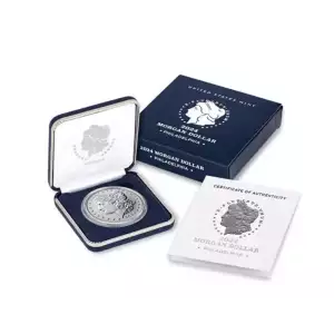 2024 Morgan Dollar Mint State with Box and COA (3)