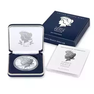 2024 Peace Dollar Proof with Box and COA


 (4)