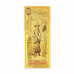 25 Utah Goldback - Aurum Gold Foil Note (24k) (2)