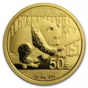 3 g Chinese Gold Panda Mint State (Year Varies)