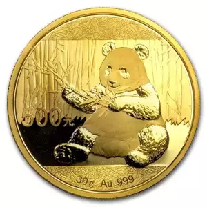 30 g Chinese Gold Panda Mint State (Year Varies) (2)