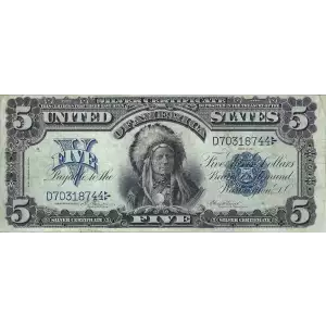 $5 1899 Blue Silver Certificates 273