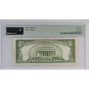$5 1929 Small brown seal Small National Bank Notes 1800-1 (2)