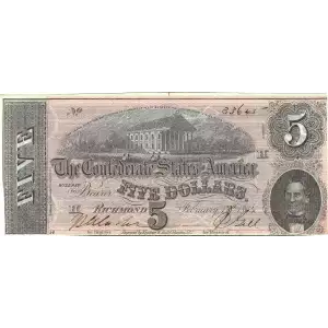 $5   Issues of the Confederate States of America CS-69
