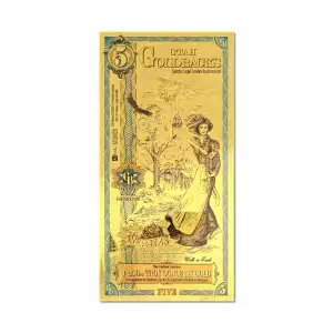 5 Utah Goldback - Aurum Gold Foil Note (24k) (2)