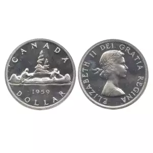 80% Silver Canadian Dollar - PL/BU (1958-1967)