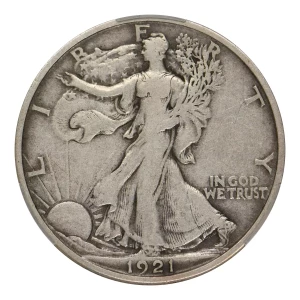 921 D Walking Liberty Half Dollar CACG VF 20 (3)