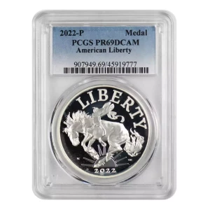 American Liberty Proof 1oz Silver Medal  (2)