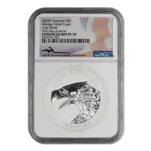 Australian Wedge-Tailed Eagle 2 ozt Silver