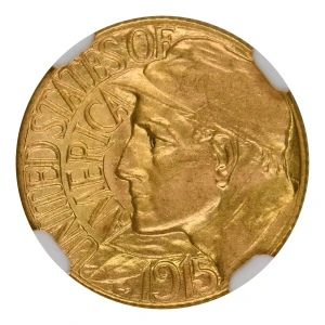 Classic Commemorative Gold--- Panama - Pacific Exposition 1915 -Gold- 1 Dollar (3)