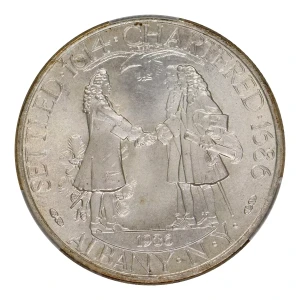 Classic Commemorative Silver--- Albany, New York, Charter 1936 -Silver- 0.5 Dollar (4)