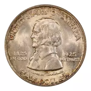 Classic Commemorative Silver--- Fort Vancouver Centennial 1925 -Silver- 0.5 Dollar (2)