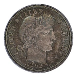 Dimes---Barber or Liberty Head 1892-1916 -Silver- 1 Dime (4)