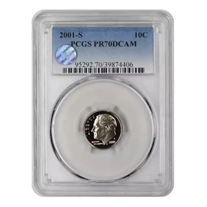 Dimes---Roosevelt 1965-Present-Copper-Nickel- 1 Dime (2)