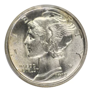 Dimes---Winged Liberty Head or Mercury 1916-1945 -Silver- 1 Dime (3)