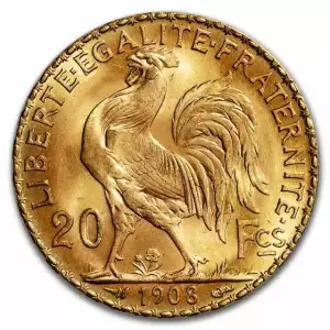 France Gold 20 Francs (Year Varies)