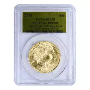 Gold Bullion-Gold Buffaloes--$50 Gold Buffalo 1 oz -Gold- 50 Dollar