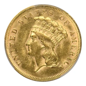 Gold Three Dollars $3 Indian Princess Head (4)