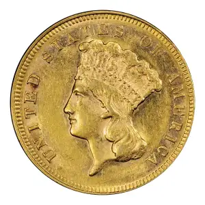 Gold Three Dollars $3 Indian Princess Head (3)