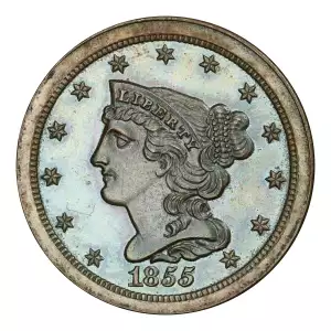 Half Cents -Braided Hair 1840-57 -Copper (5)