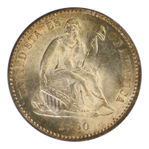 Half Dimes---Liberty Seated 1837-1873-Silver- 0.5 Dime (3)