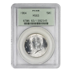 Half Dollars---Kennedy 1964 -Silver- 0.5 Dollar (2)