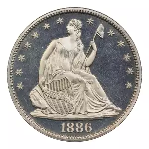 Half Dollars---Liberty Seated 1839-1891 -Silver- 0.5 Dollar (5)