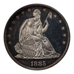 Half Dollars---Liberty Seated 1839-1891 -Silver- 0.5 Dollar (4)