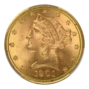 Half Eagles---Liberty Head 1839-1908 -Gold- 5 Dollar (3)