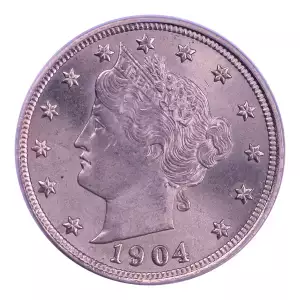 Nickel Five Cent Pieces-Liberty Head 1883-1913 (4)