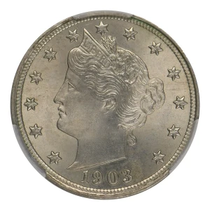 Nickel Five Cent Pieces-Liberty Head 1883-1913 (3)