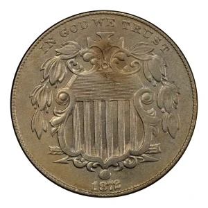 Nickel Five Cent Pieces-Shield 1866-1883