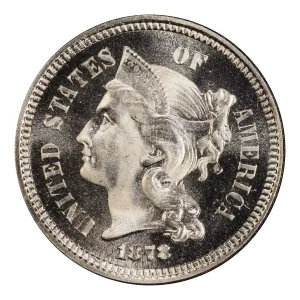 Nickel Three Cent Pieces 1865-1889 (3)