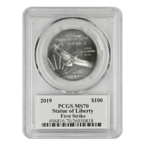 Platinum Bullion-Platinum Eagles--$100 Platinum Eagle 1 oz -Platinum- 100 Dollar (2)