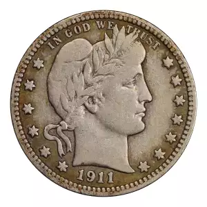 Quarter Dollars---Barber or Liberty Head (2)