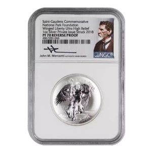 Saint-Gaudens Commemorative National Park Foundation Winged Liberty 1 oz silver (2)