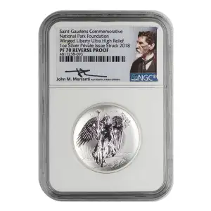 Saint-Gaudens Commemorative National Park Foundation Winged Liberty 1 oz silver