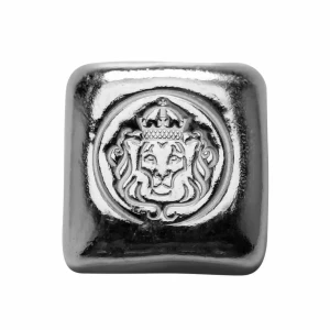 Scottsdale Silver Lion 1 oz .999 Silver Cast Bar	