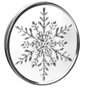 Scottsdale Snowflake 1 Troy oz .999 Silver Bullion Round