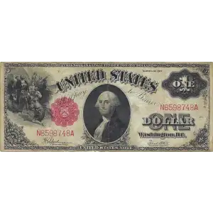 $2  Small Red, scalloped Legal Tender Issues 60