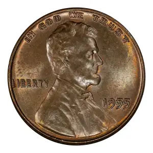 1955 1C Doubled Die Obverse, BN (4)