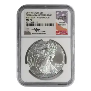 2016 W 30TH ANNIV. LETTERED EDGE FIRST DAY - WASHINGTON DC