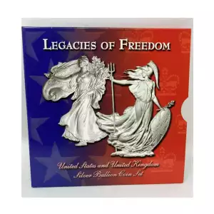 2003 Legacies of Freedom Silver Bullion Coin Set